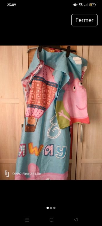 Parure de couette Peppa pig 