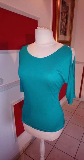 T shirt neuf mim t 36 bleu turquoise