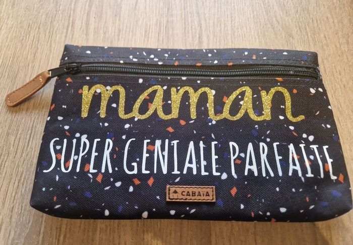 Pochette cabaïa personnalisée "maman"
