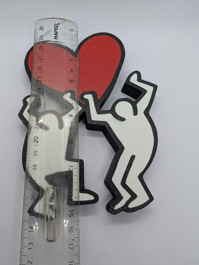 Keith Haring love coeur figure - photo numéro 4