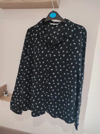 Chemisier motif fleur taille 38