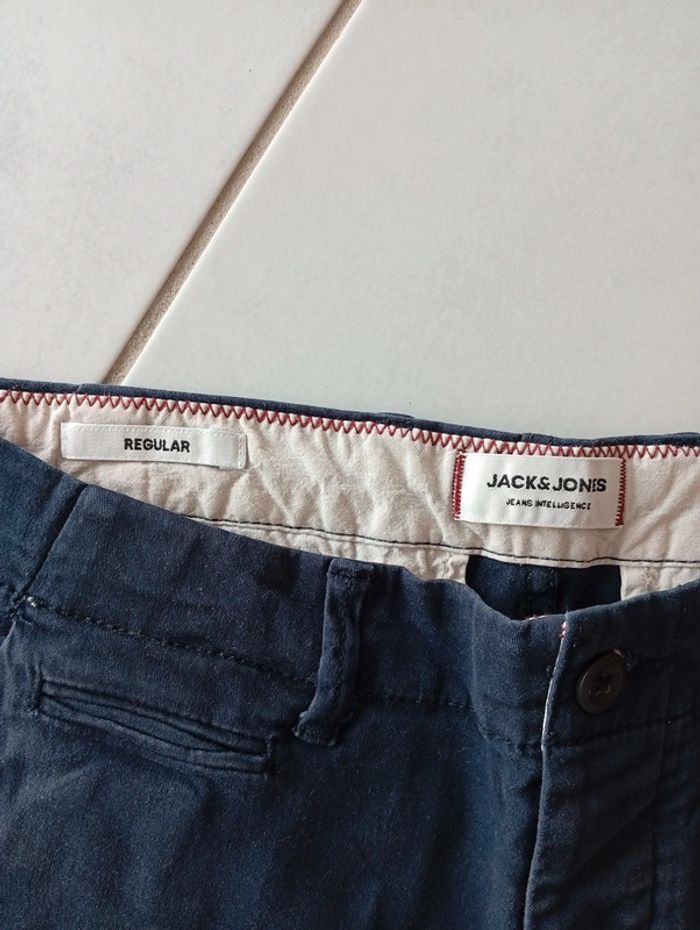 Short chino regular bleu marine - photo numéro 5