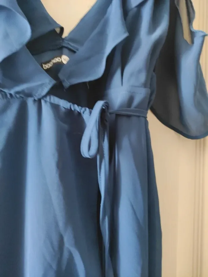 Robe longue bleue marine - photo numéro 4