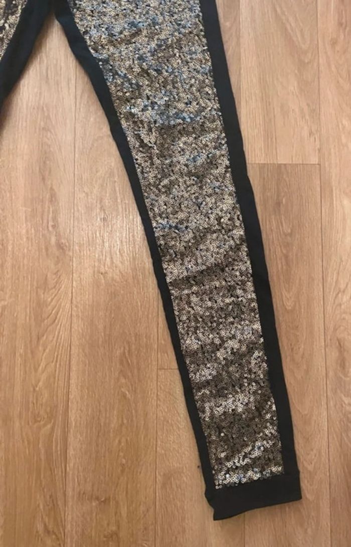 Legging à sequins femme M - photo numéro 5