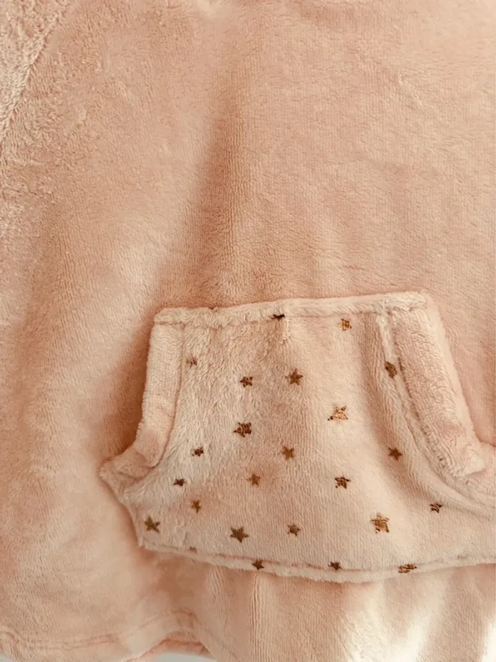 Cape poncho polaire étoiles - photo numéro 3