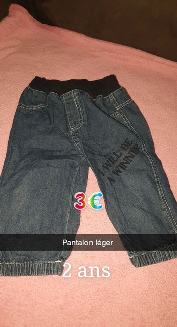 Jeans leger garçon 2 ans