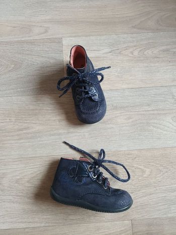 Chaussures Kickers 21 fille marin presque neuf