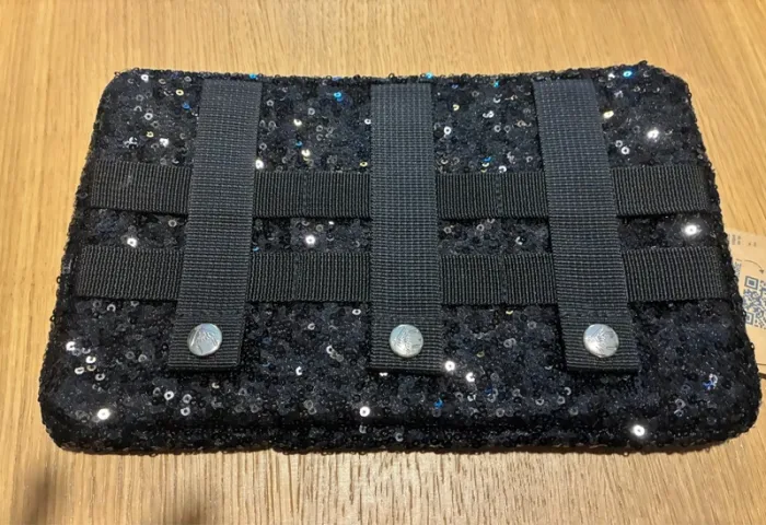 Pochette cabaia noire à sequins - photo numéro 3