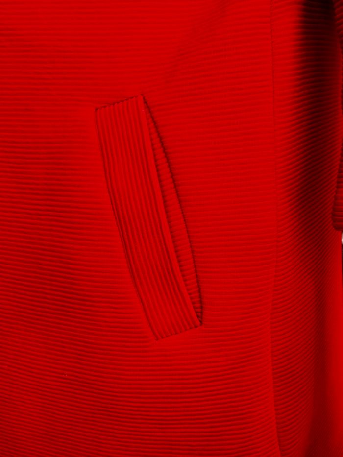 Veste rouge col rond - photo numéro 2