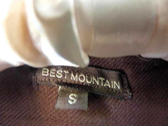 Robe chemise femme Best Mountain S 36 marron manches longues TBE. - photo numéro 2