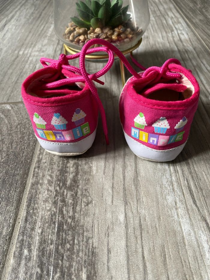 💫 sublime petite chaussure bébé fille Minnie taille 15 💫 - photo numéro 2