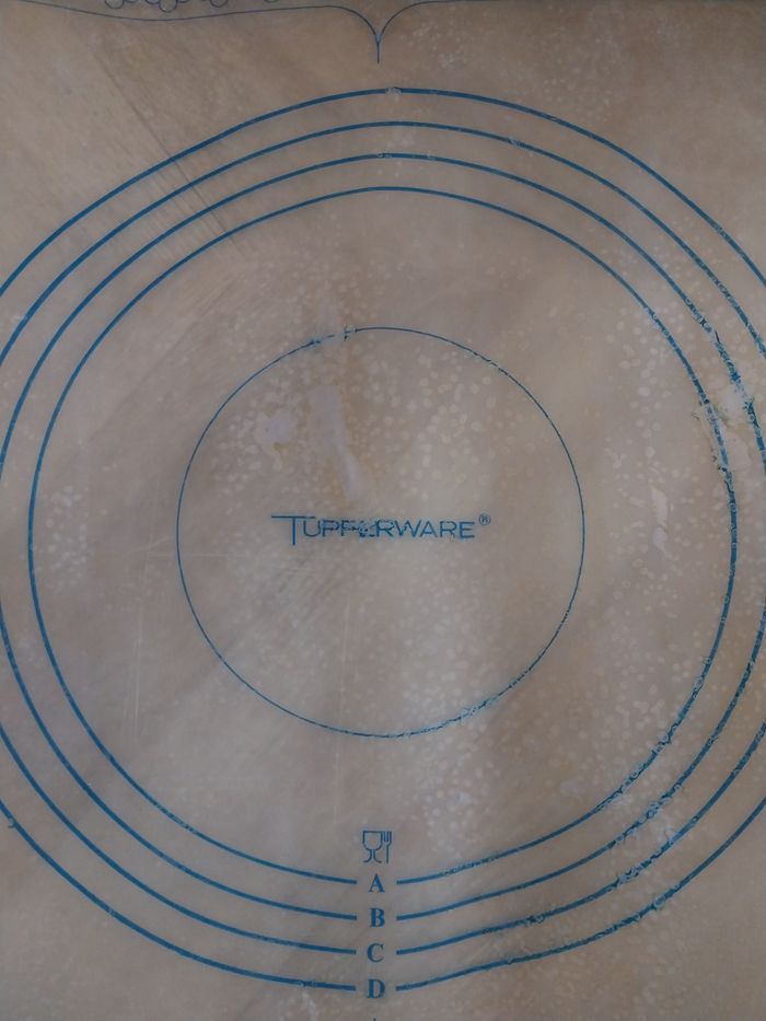 Tapis feuille à pâtisserie vintage Tupperware - photo numéro 2