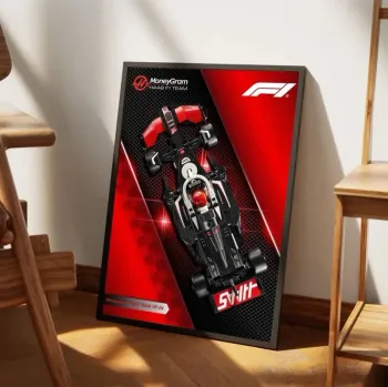 Affiche Numérique Lego Speed Champions F1 - MonayGram Haas