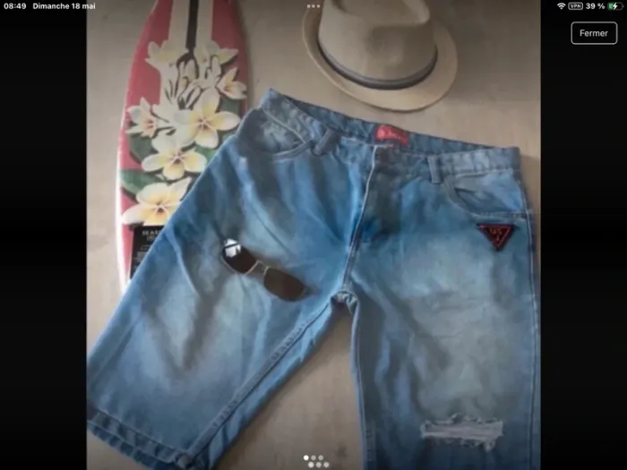 Bermuda mode homme