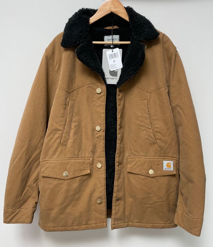 Carhartt WIP Newman Coat - Hamilton Brown - Taille M - photo numéro 3