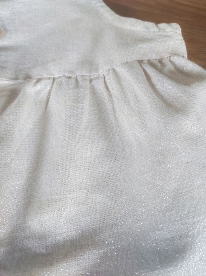 Salopette short obaibi 6 mois pailleté - photo numéro 3