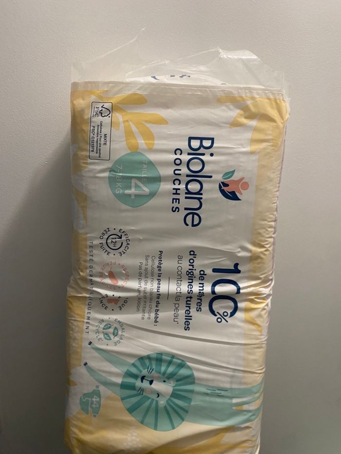 Couches Biolane Taille 4.