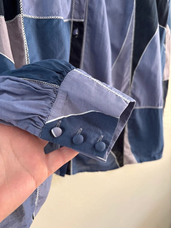 Blouse Sezane patchwork - photo numéro 3