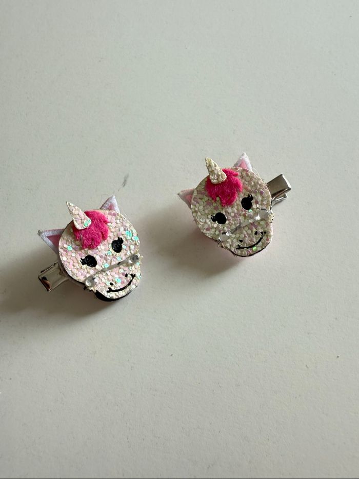 Lot 2 barrettes licorne 🦄