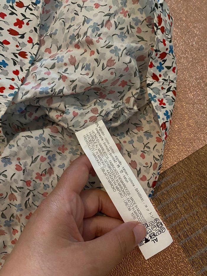 Blouse sans manches fleuri taille 36 Zara - photo numéro 5