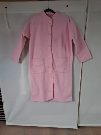 Robe de chambre polaire rose