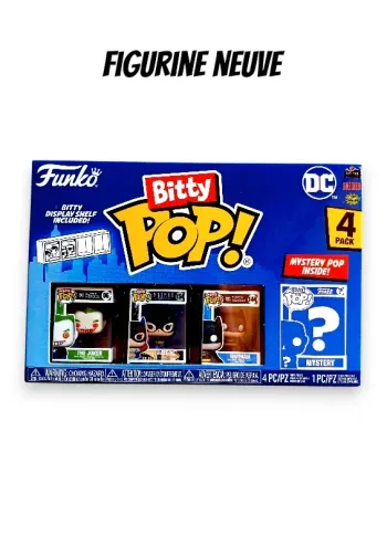 Pack 4 figurines Bitty POP! DC Batman Funko