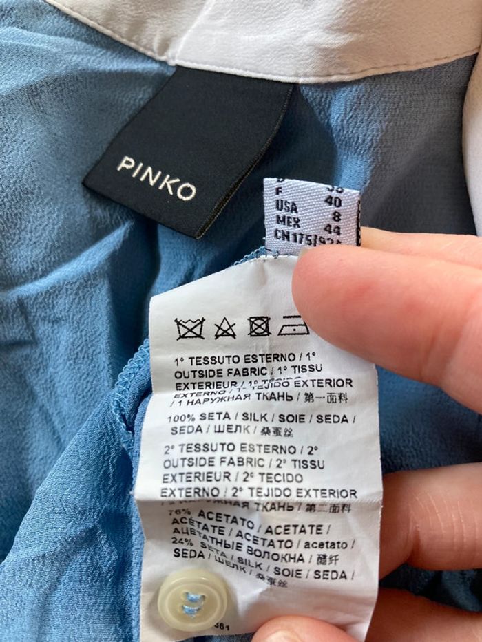 Chemisier bicolore élégant et fluide taille 40 - photo numéro 5