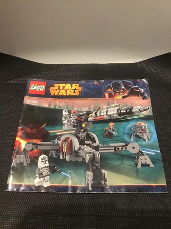 Lego Star Wars NOTICE set 75045 Republic AV-7 anti vehicle cannon