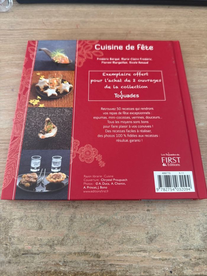 Livre «Cuisine de fête Apéros et dîners 100% gourmands» - photo numéro 2