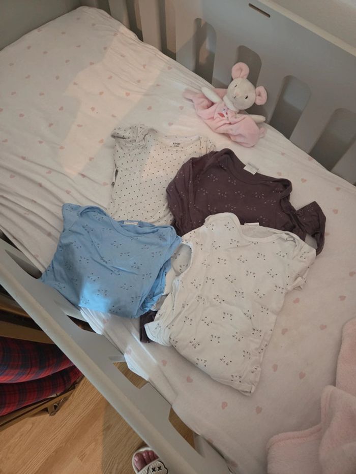 Lot 4 body garçon 2 ans 24 mois kiabi mots d'enfants