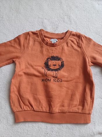 Sweat marron 18 mois