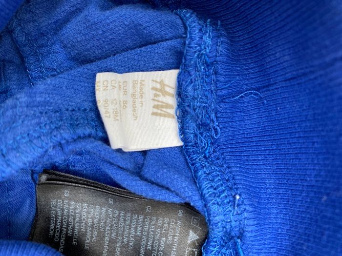 Pantalon velours élastique souple bleu 18 mois - photo numéro 3