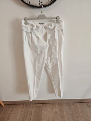 Pantalon classe blanc taille 44