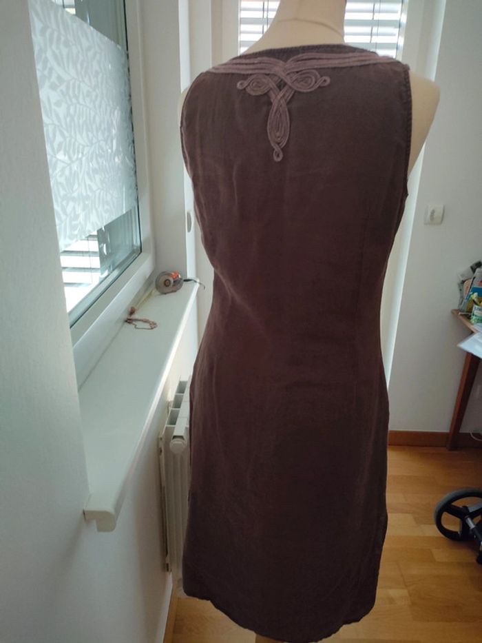robe été chic lin 38 40 marron etam - photo numéro 4