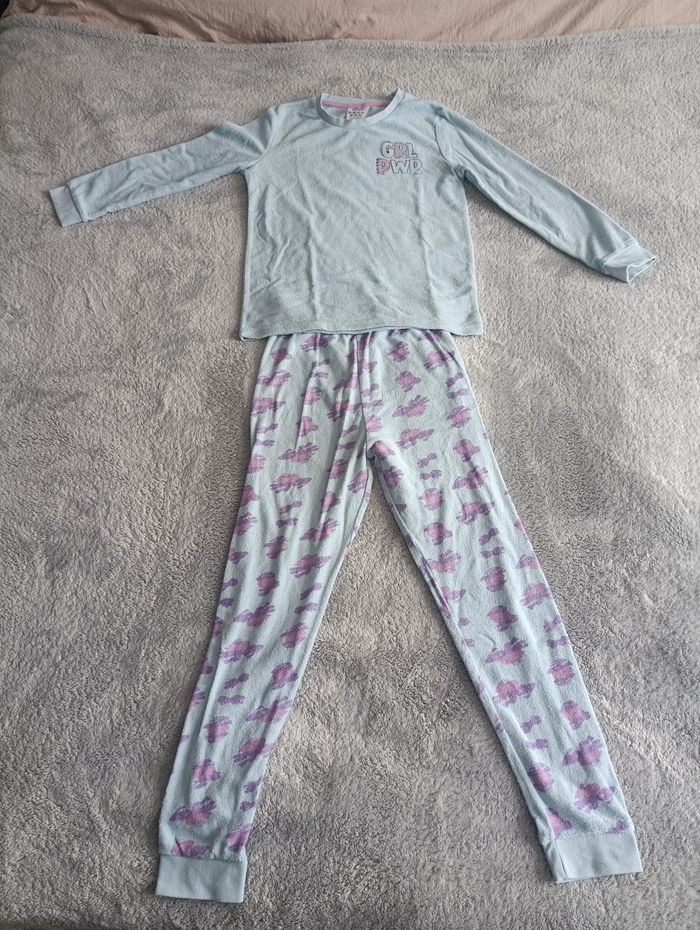Pyjama fille 2 pièces – L&D – 8/10 ans (134/140) - photo numéro 3