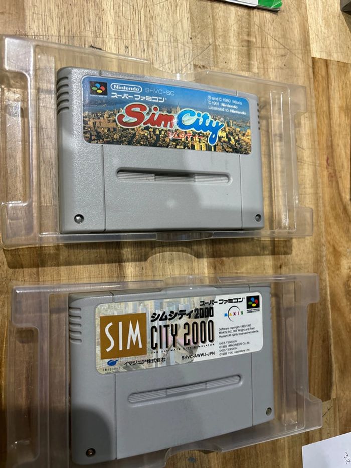 Sim City + Sim City 2000 - Super Nintendo / Nes / Famicom - photo numéro 8