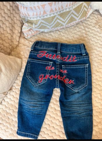 Jeans interdit de me gronder