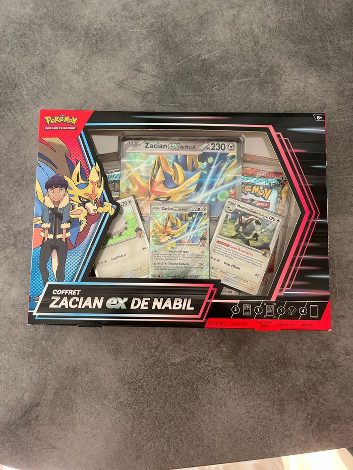 Coffret Pokémon Zacian EX de Nabil - Neuf et Parfaitement Scellé - photo numéro 1