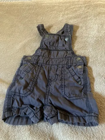 Salopette combishort kitchoun 3 mois garçon bébé