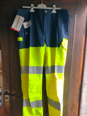 Pantalon de travail haute visibilité taille 52
