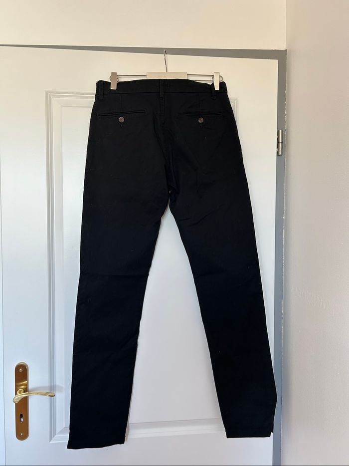 Pantalon chino noir homme taille 40 in extenso - photo numéro 3