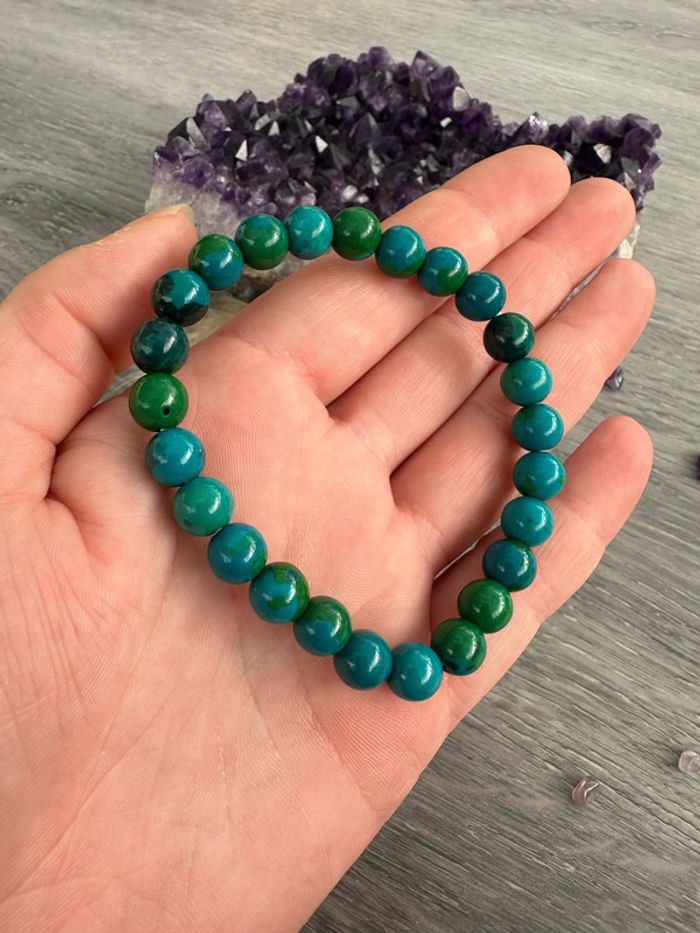 Bracelet en turquoise véritable d’Australie – Pierre naturelle - photo numéro 6