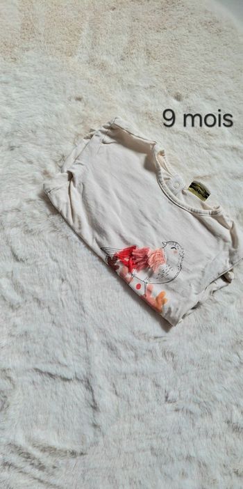 T-shirt manches longues TAO taille 9 mois