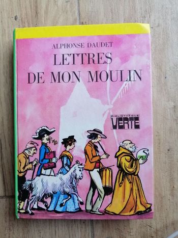 Livre collector Lettres de mon moulin d'Alphonse Daudet en bon état