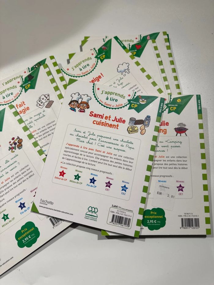 Lot de 10 livres Sami et julie niveau milieu de CP - photo numéro 16