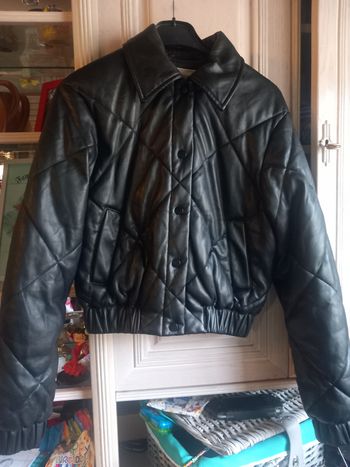 Manteau matelassé noir taille XS 