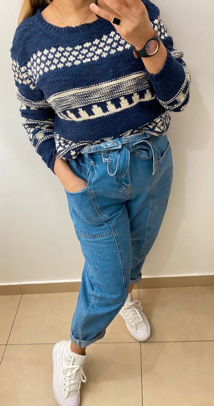 Pull avec Frange Taille L - photo numéro 5