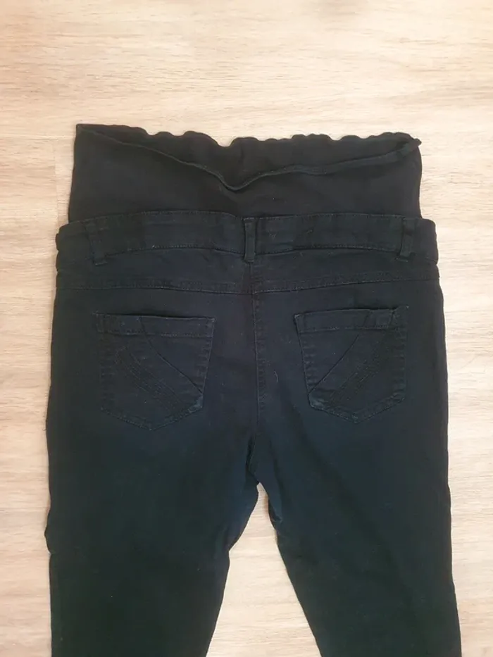 🌸 Jean slim noir 🌸 maternité grossesse 🌸 taille M/38 🌸 - photo numéro 9