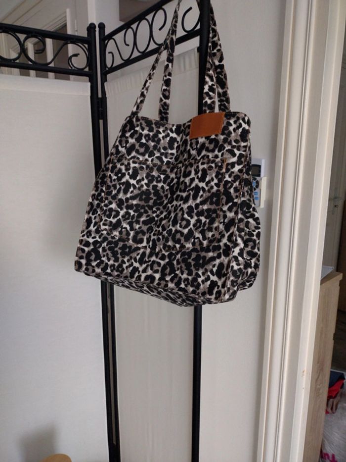 Sac cabas toile léopard - photo numéro 11