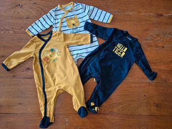 Lot pyjamas léger orchestra 3 mois coton